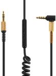 PadForce Cablu audio PadForce cu microfon pentru casti Marshall Major IV, Major III, Major II, Major I, Marshall Monitor, Jack 3.5mm, Spiralat - 1.20 - 3m