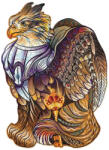 Wood Trick Puzzle Grifon, 183 piese, lemn Puzzle