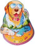 Wood Trick Puzzle Labrador, 280 piese, 7 cristale Swarowski, lemn Puzzle