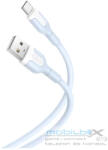 XO NB212 kábel USB / USB-C 1M 2.1A kék - mobil-box