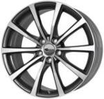 Brock B32 HGVP Himalaya szürke polírozott 5/112 20x9, 5 ET45 66, 6