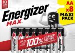 Energizer Elem, AA ceruza, 8 db, ENERGIZER Max