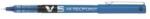 Pilot Rollertoll, 0, 3 mm, tűhegyű, kupakos, PILOT Hi-Tecpoint V5, kék