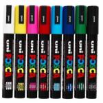 uni Dekormarker, 1, 8-2, 5 mm, UNI Posca PC-5M, sárga