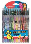 Maped Filctoll és színes ceruza készlet, MAPED Color`Peps Monster 12+15 különböző szín - oneclick