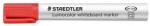 STAEDTLER Táblamarker, 2 mm, kúpos, STAEDTLER Lumocolor® 351, piros