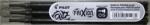 Pilot Rollertoll betét, 0, 25 mm, tűhegyű, törölhető, PILOT Frixion Point, fekete