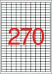 APLI Etikett, univerzális, 17, 8x10 mm, eltávolítható, kerekített sarkú, APLI, 6750 etikett/csomag