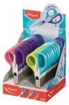Maped Olló display, iskolai, 13 cm, MAPED Sensoft Asym, vegyes színek