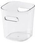 SMARTSTORE Műanyag tárolódoboz, 0, 6 liter, SMARTSTORE Compact Clear Mini, átlátszó - oneclick