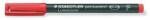 STAEDTLER Alkoholos marker, OHP, 0, 6 mm, STAEDTLER Lumocolor® 318 F, piros