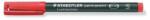 STAEDTLER Alkoholos marker, OHP, 0, 4 mm, STAEDTLER Lumocolor® 313 S, piros