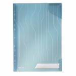 Leitz Genotherm, L, lefűzhető, A4, 200 mikron, LEITZ CombiFile, kék - oneclick
