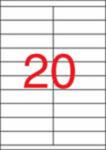 APLI Etikett, univerzális, 105x29 mm, APLI, 2000 etikett/csomag - oneclick