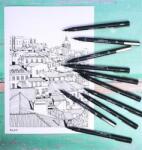 uni Rajzmarker, 0, 4 mm, UNI PIN, fekete - oneclick