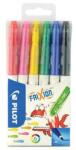 Pilot Filctoll készlet, 0, 39-0, 7 mm, törölhető, PILOT Frixion Colors, 6 különböző szín - oneclick