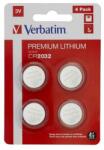 Verbatim Gombelem, CR2032, 4 db, VERBATIM Premium - oneclick