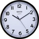 Secco Falióra, 29, 5 cm, fekete keretes, SECCO Sweep second - oneclick