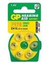 GP Batteries GP Hearing Aid ZA10 (7005ZD, PR70) Cink-levegő hallókészülék elem 6db/bliszter (B3510) - oneclick