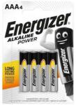 Energizer Elem, AAA mikro, 4 db, ENERGIZER Alkaline Power