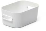 SMARTSTORE Műanyag tárolódoboz, 0, 6 liter, SMARTSTORE Compact XS, fehér - oneclick