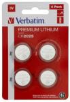 Verbatim Gombelem, CR2025, 4 db, VERBATIM Premium
