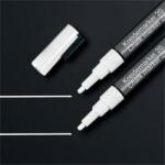 Sigel Folyékony krétamarker, kúpos hegy, 1-2 mm SIGEL, fehér - oneclick