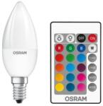 OSRAM Osram Star+ RGBW/matt búra/4, 5W/250lm/2700K/E14 távirányítható LED gyertya fényforrás (ST CLAS B 25 RGBW 4.5 W/2700K E14 FR) - oneclick