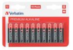 Verbatim Elem, AA alkáli, 10 db, VERBATIM Premium