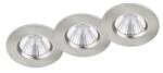 TRIO 650710307 Zagros 5W 345lm 3000K nikkel süllyesztett lámpatest (650710307) - oneclick