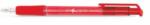 FlexOffice Golyóstoll, 0, 4 mm, nyomógombos, FLEXOFFICE EasyGrip, piros - oneclick