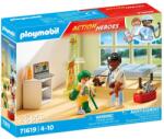 Playmobil Pediatru cu copil si ursulet (PM71619)