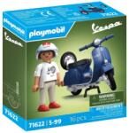 Playmobil Vespa albastra cu un barbat (PM71622)