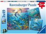 Ravensburger Lumea subacvatica 3x49 (RVSPC05149) Puzzle