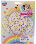 Grafix Unikornis konfettis lufi, 30 cm, 6 db (750009)