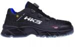 HKS Challenger CPO-10 BOA gyorsfűzős S3 munkavédelmi cipő, fekete/kék - 45 (HKS-CPO-10-BOA-45)
