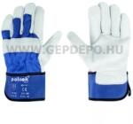 POLROK SS-1915 bőrkesztyű, kék/fehér - XXL/10 (DKMFG-PK-SS-1915)