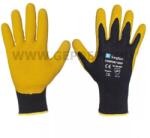 Sungboo Comfort Grip bambusz-latex mártott kesztyű, fekete/sárga - XL/10 (SB-COMFORT-GRIP-10)