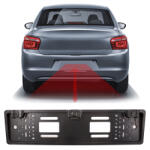 Carguard Rendszámtábla keretbe épített tolatókamera + szenzorok - 12V (55069D)