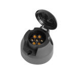 MNC Utánfutó csatlakozó aljzat - 7 pólusú - 12V (54940) - lumenet