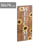 Family LED-es hangulatkép - " Welcome" - fali akasztóval, 2 x AA, 30 x 70 cm (58503)