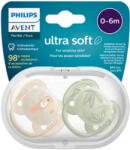 Philips Avent ultra soft cumi fiú állat SCF091/07 2 db