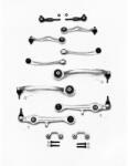 Moog Set reparatie brate puntea fata MOOG pentru AUDI A4 B5, A6 C5; SKODA SUPERB I; VW PASSAT B5, PASSAT B5.5 1.6-4.2 11.94-03.08 (VO-RK-7925)