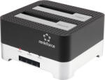 Renkforce RF-DOCKING-02 USB 3.2 (1. generáció) (USB 3.0) SATA 6 Gb/s 2 port Merevlemez másoló állomás 2.5 coll, 3.5 coll Klónozó funkcióval