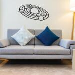 EWA Puzzle 3D decorativ SOLAR SYSTEM din lemn 64 piese (EWA00092)