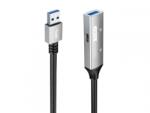  Cablu prelungitor USB 3.2-A activ cu alimentare T-M 15m, ku3rep15al (KU3REP15AL)