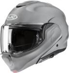 HJC Cască de motocicletă rabatabilă HJC F100 Gri solid (HJC189223)