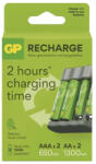 GP Akkumulátor töltő Recharge B441+2xAA Recharge 2100mAh+2xAAA Recharge 800mAh B50449 (B50449)