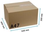  Kartondoboz 3 rétegű 500x400x300mm (1600)