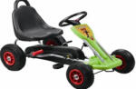 Hollicy GO Kart cu pedale, 3-6 ani, Kinderauto A-05-1, roti Gonflabile, culoare Verde